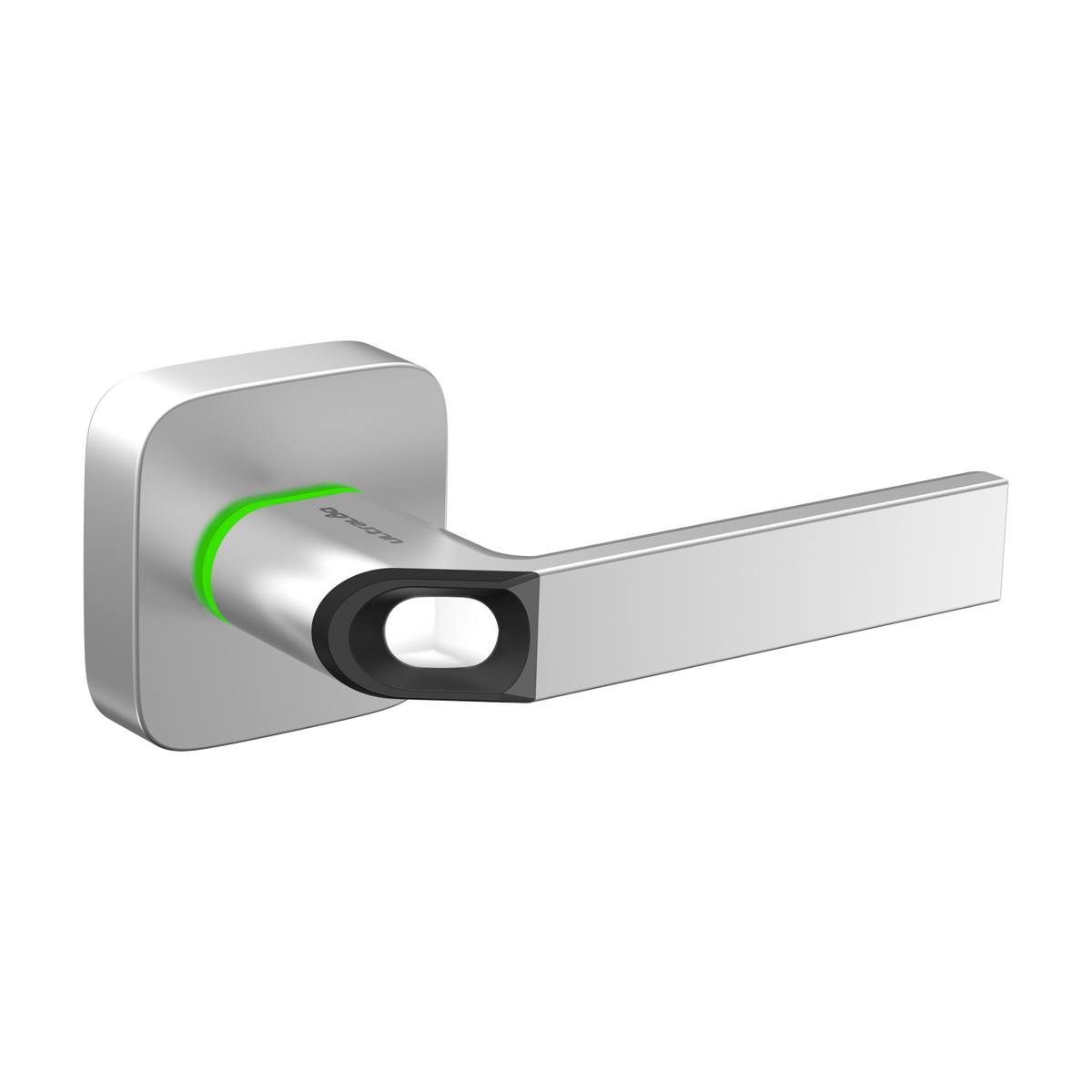 Ultraloq Satin Nickle UL1 Bluetooth Enabled Fingerprint and Key Fob Smart Lock