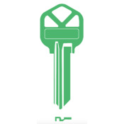 Domestic Key Blank To Suit Kwikset KS1 - Green