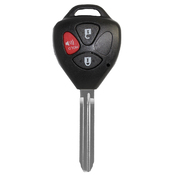 Toyota compatible 3 button TOY43 remote Key housing