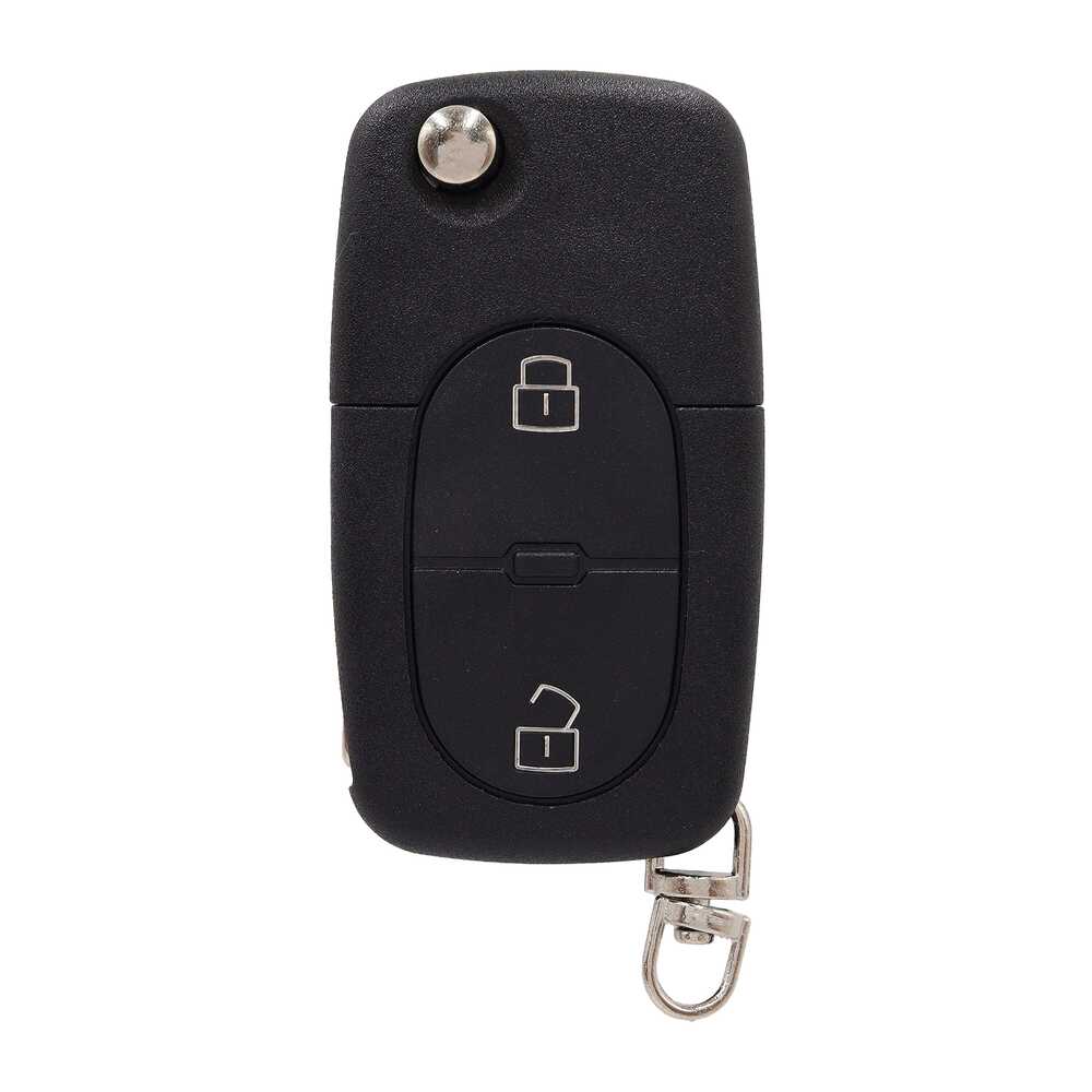 2 Button Key Shell with 2023 battery clip To Suit Volkswagen Bora, Golf, Passat