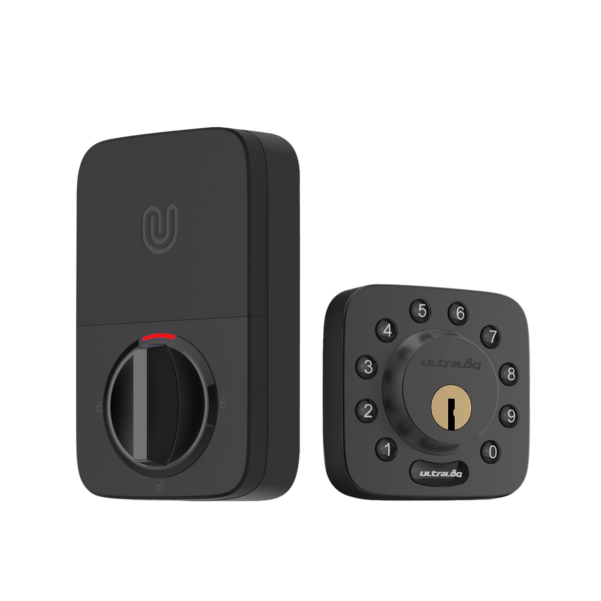 Ultraloq Black U-Bolt Bluetooth Enabled and Keypad Smart Deadbolt