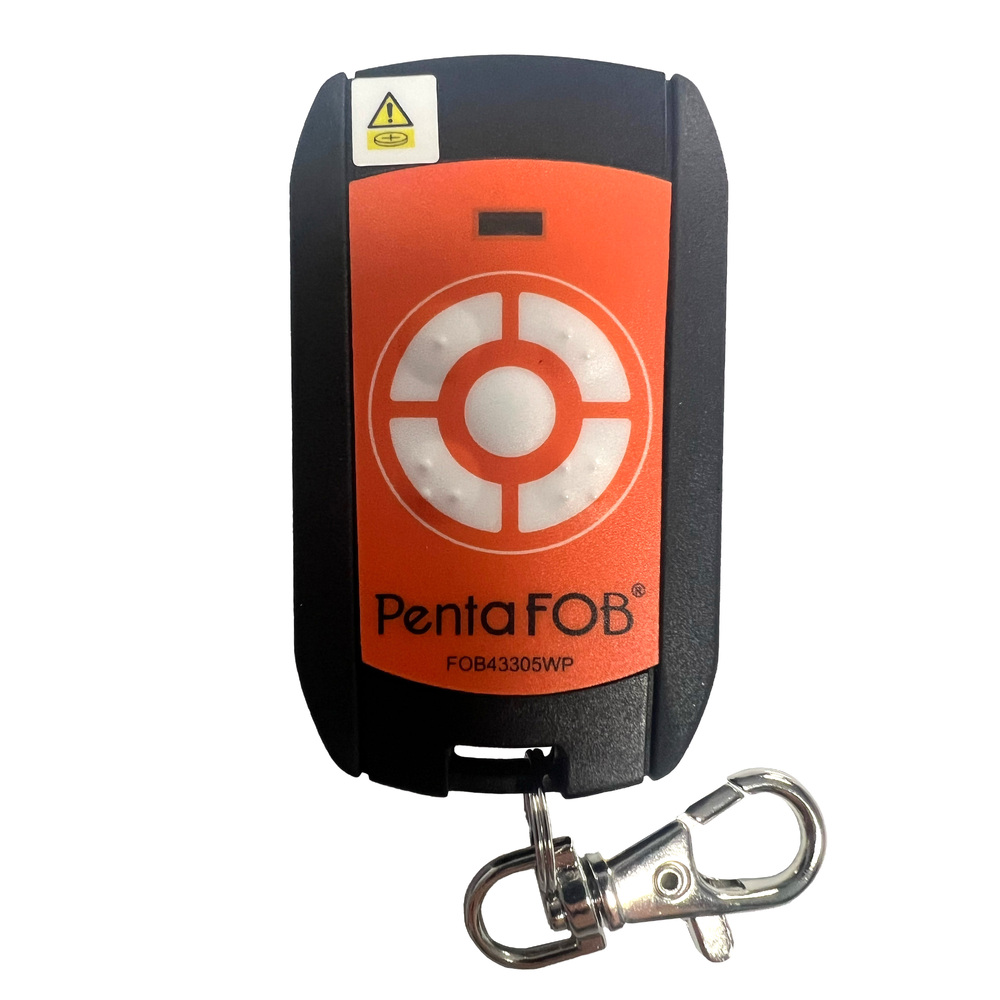 Genuine Elsema Pentafob Waterproof Remote - Orange 5 Button