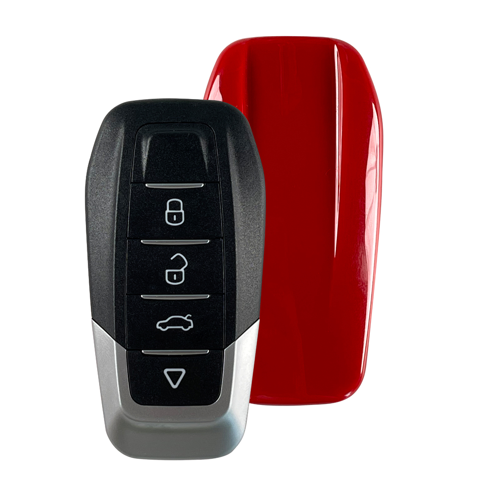 Xhorse Universal Remote Key 4 Button for VVDI Key Tool Red Back Cover XKFEF2EN